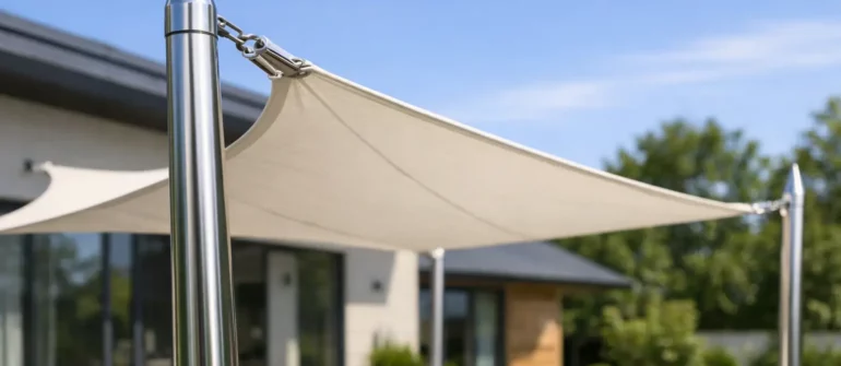 RVS masten voor zonnezeil met blijvende klasse