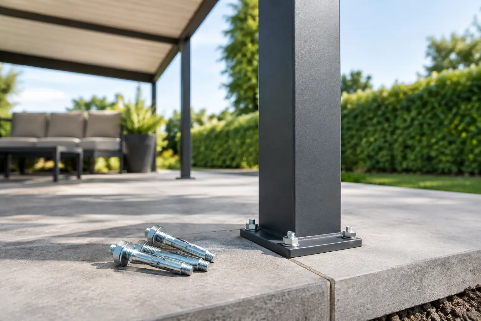 Terraszeil verankering gids voor een sterk terras